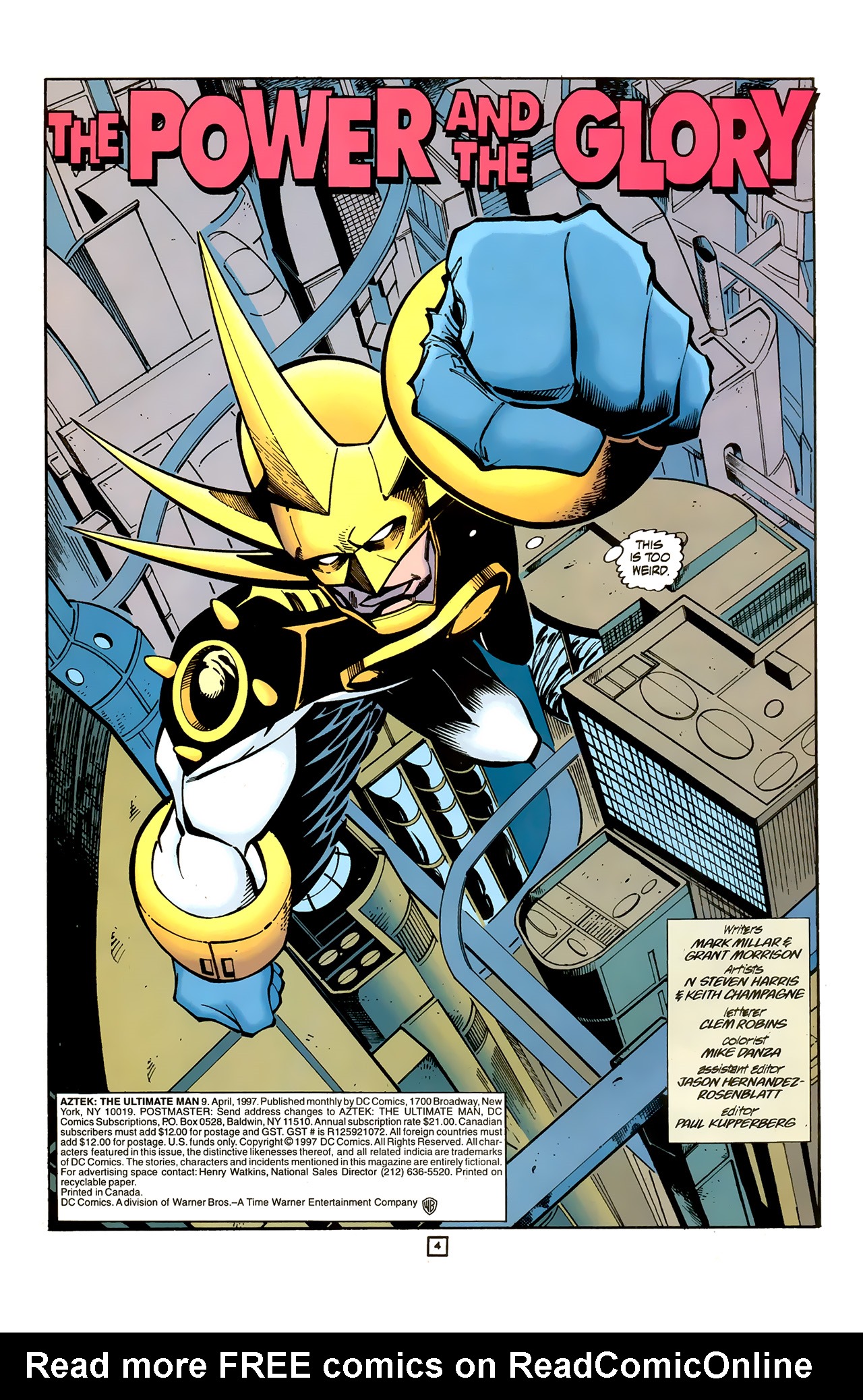 Read online Aztek: The Ultimate Man comic -  Issue #9 - 5