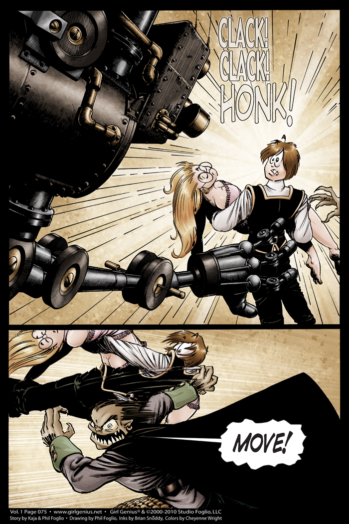 Read online Girl Genius (2002) comic -  Issue #1 - 75