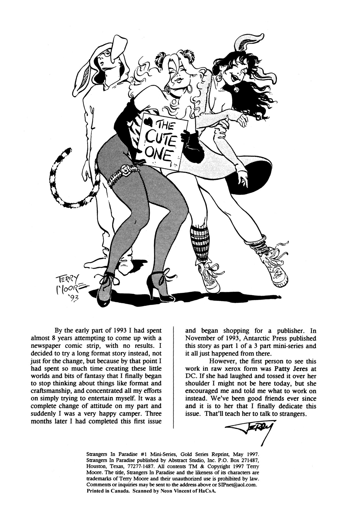 Read online Strangers in Paradise (1997) comic -  Issue #1 - 3