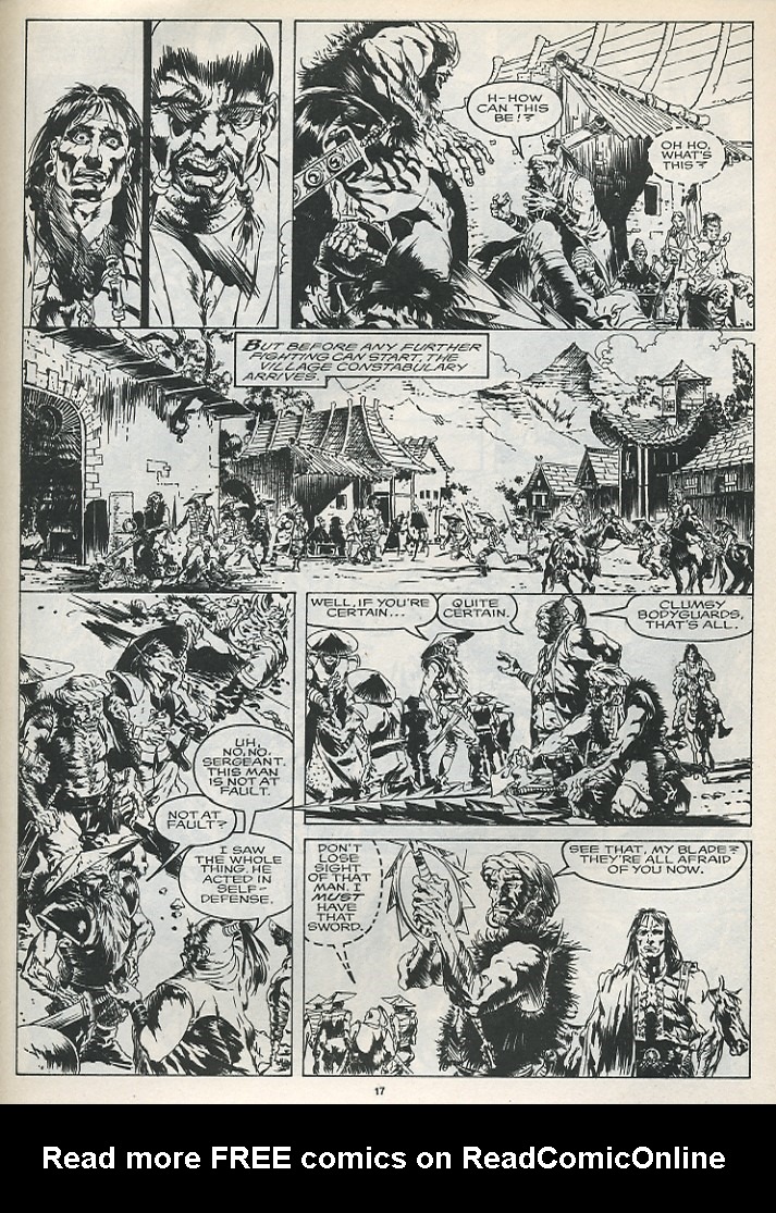 Read online The Savage Sword Of Conan comic -  Issue #175 - 19