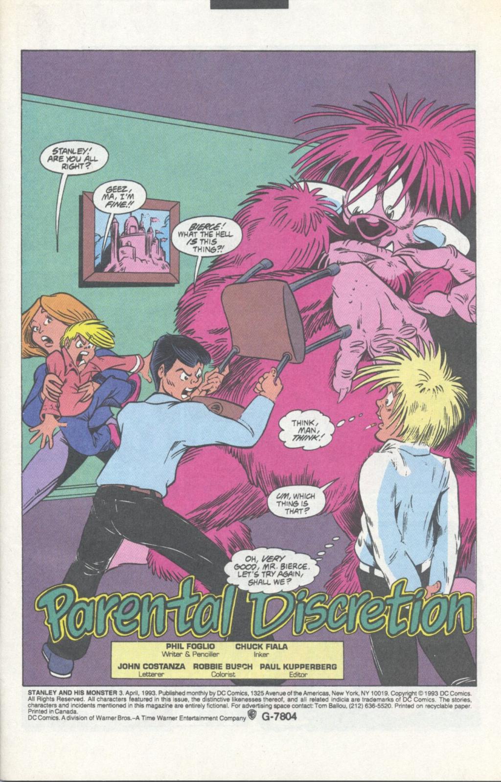 Read online Stanley and His Monster comic -  Issue #3 - 2