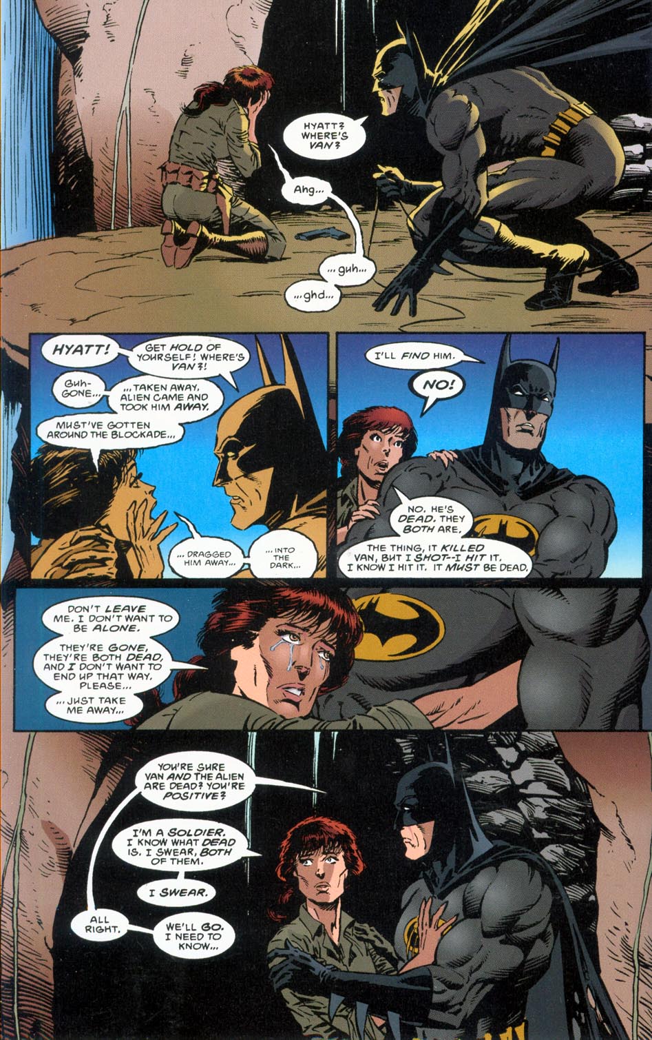 Read online Batman/Aliens comic -  Issue #2 - 29