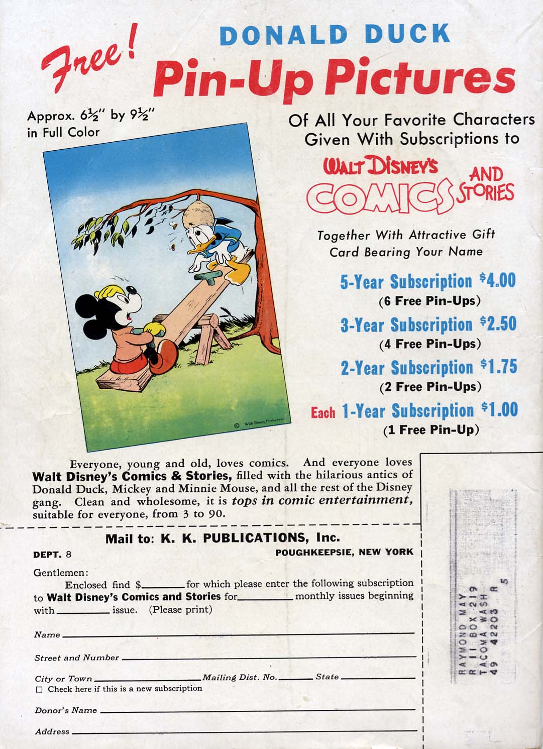Read online Walt Disney's Comics and Stories comic -  Issue #95 - 52