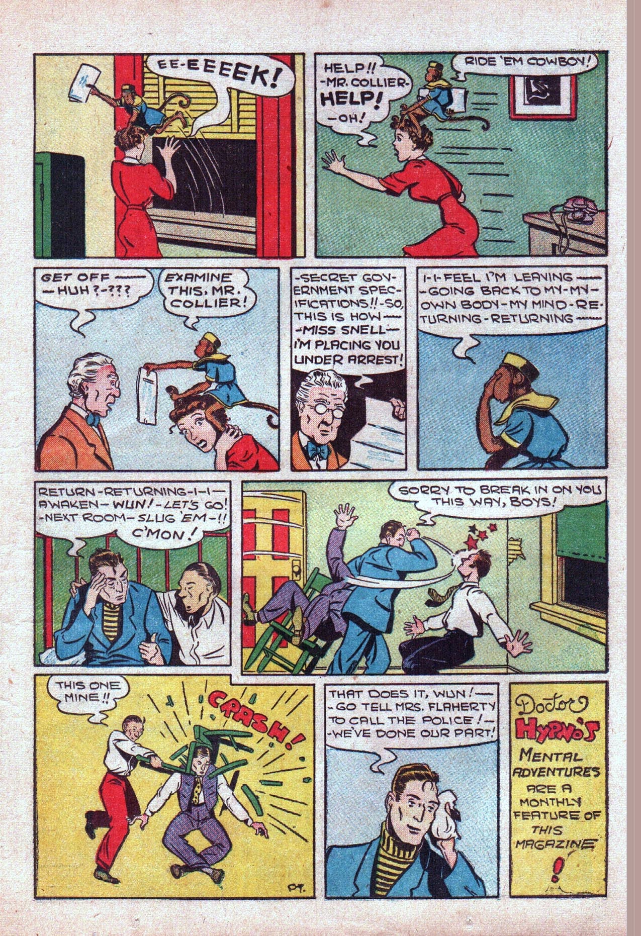 Read online Amazing Man Comics comic -  Issue #20 - 22