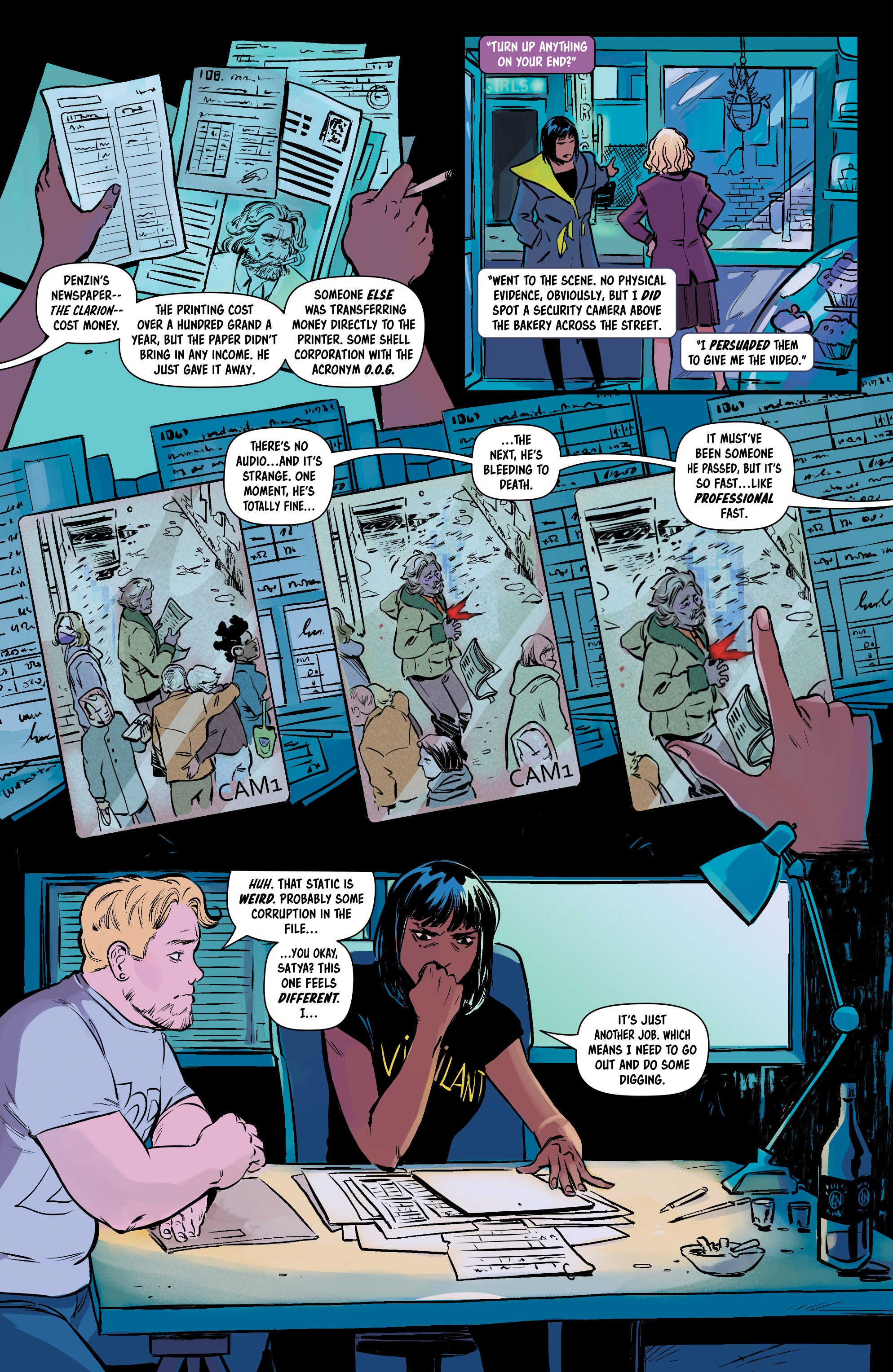 Read online Bylines in Blood comic -  Issue #1 - 13