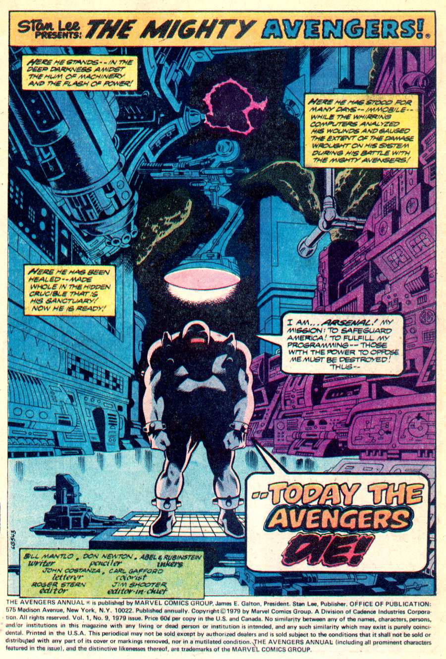 Read online The Avengers (1963) comic -  Issue #188b - 2
