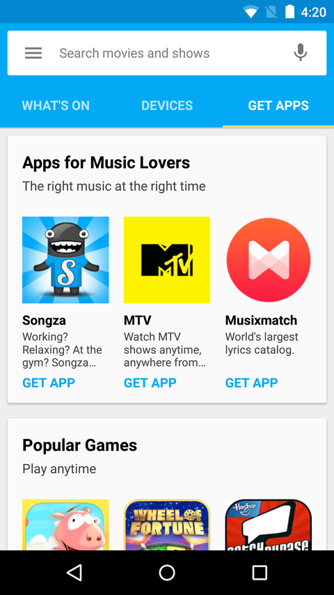 Google Chromecast | Screenshot
