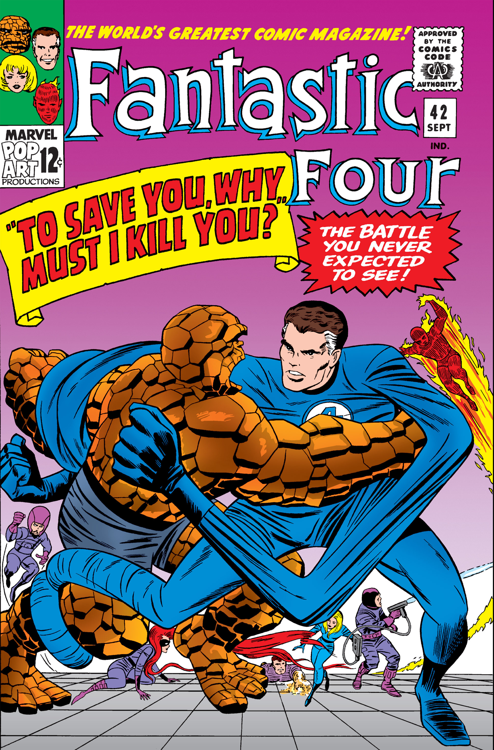 Read online Fantastic Four (1961) comic -  Issue #42 - 1
