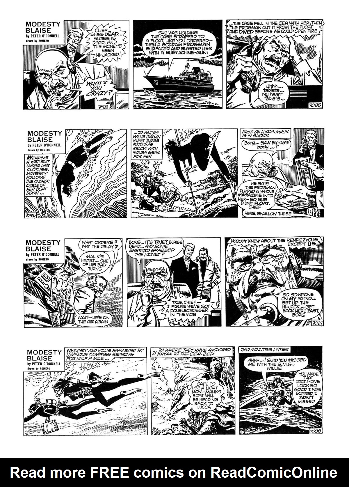 Read online Modesty Blaise Live bait comic -  Issue # TPB - 20