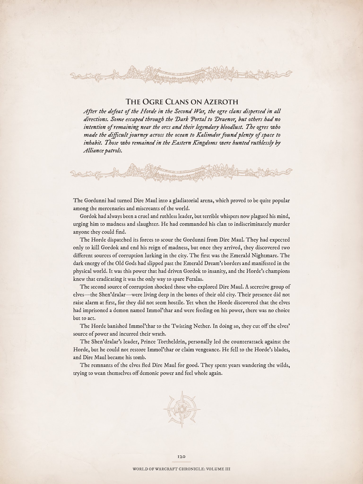 Read online World of Warcraft Chronicle Vol. 3 comic -  Issue # Full - 116