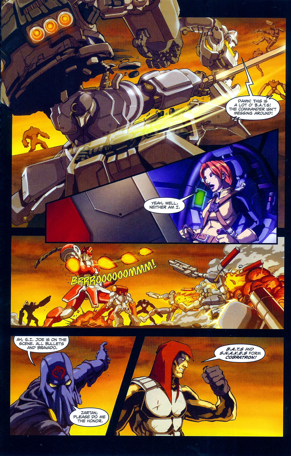 Read online G.I. Joe vs. The Transformers III: The Art of War comic -  Issue #1 - 13