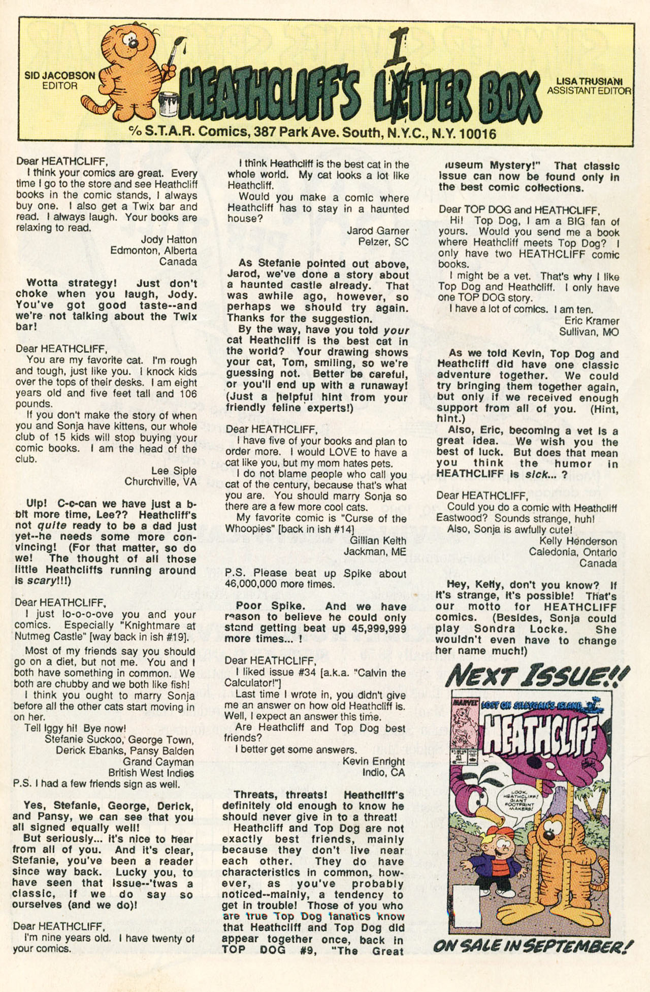 Read online Heathcliff comic -  Issue #40 - 32