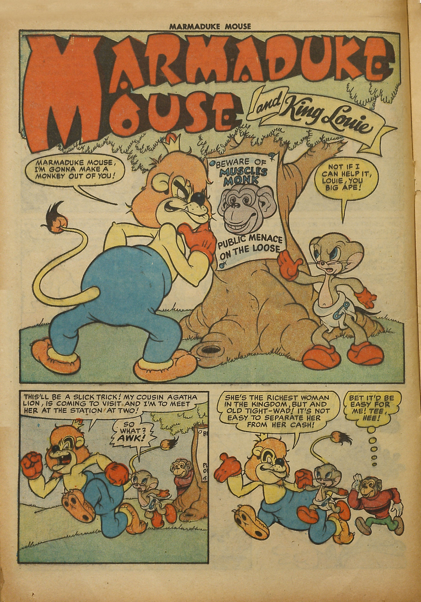 Read online Marmaduke Mouse comic -  Issue #32 - 16