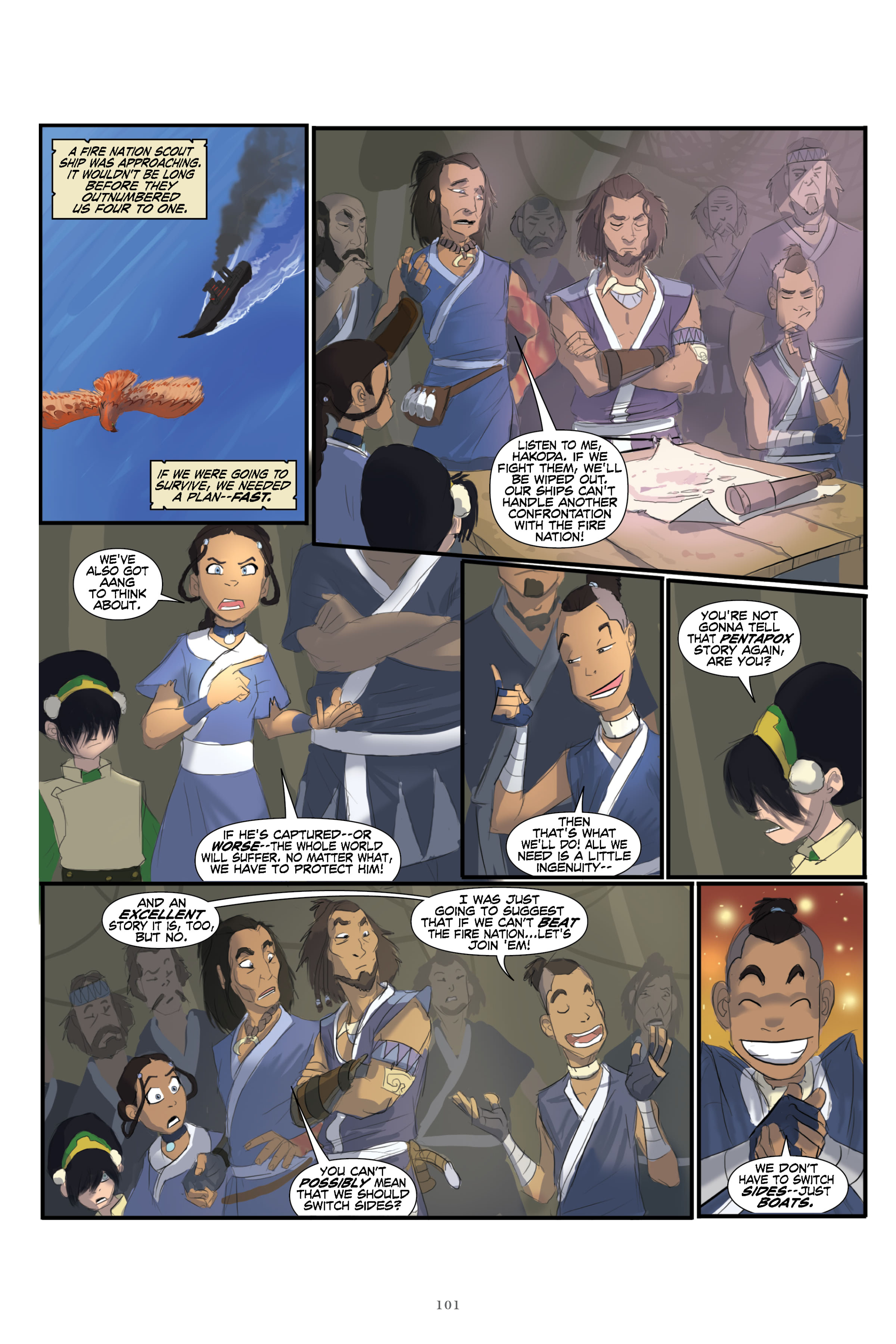 Read online Nickelodeon Avatar: The Last Airbender–The Lost Adventures & Team Avatar Tales Library Edition comic -  Issue # TPB (Part 2) - 3