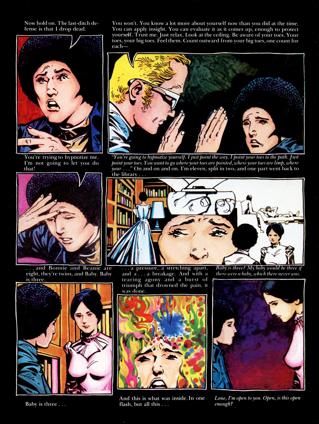 Read online Heavy Metal Presents Theodore Sturgeon's More Than Human comic -  Issue # TPB - 67