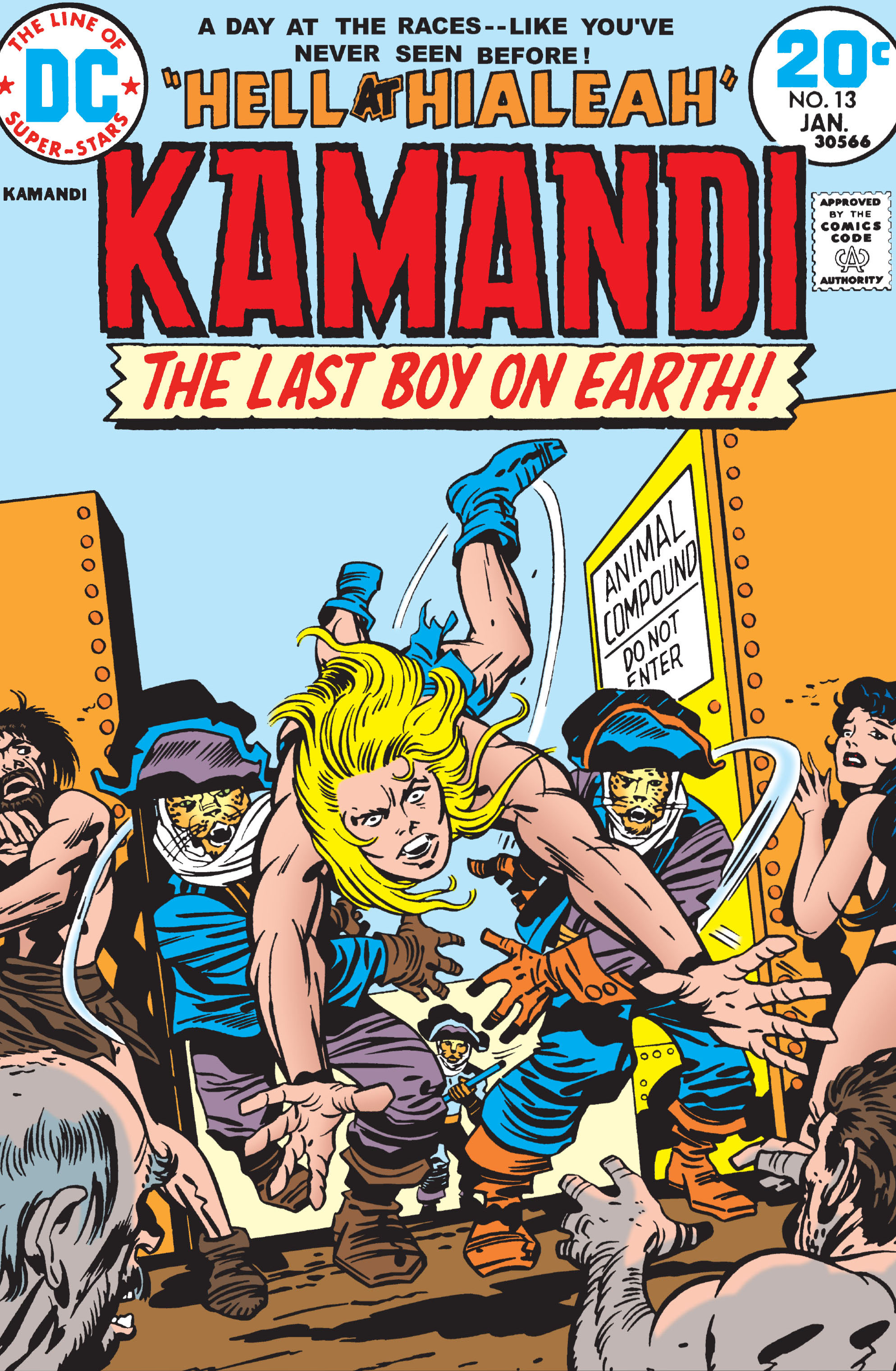 Read online Kamandi, The Last Boy On Earth comic -  Issue #13 - 1