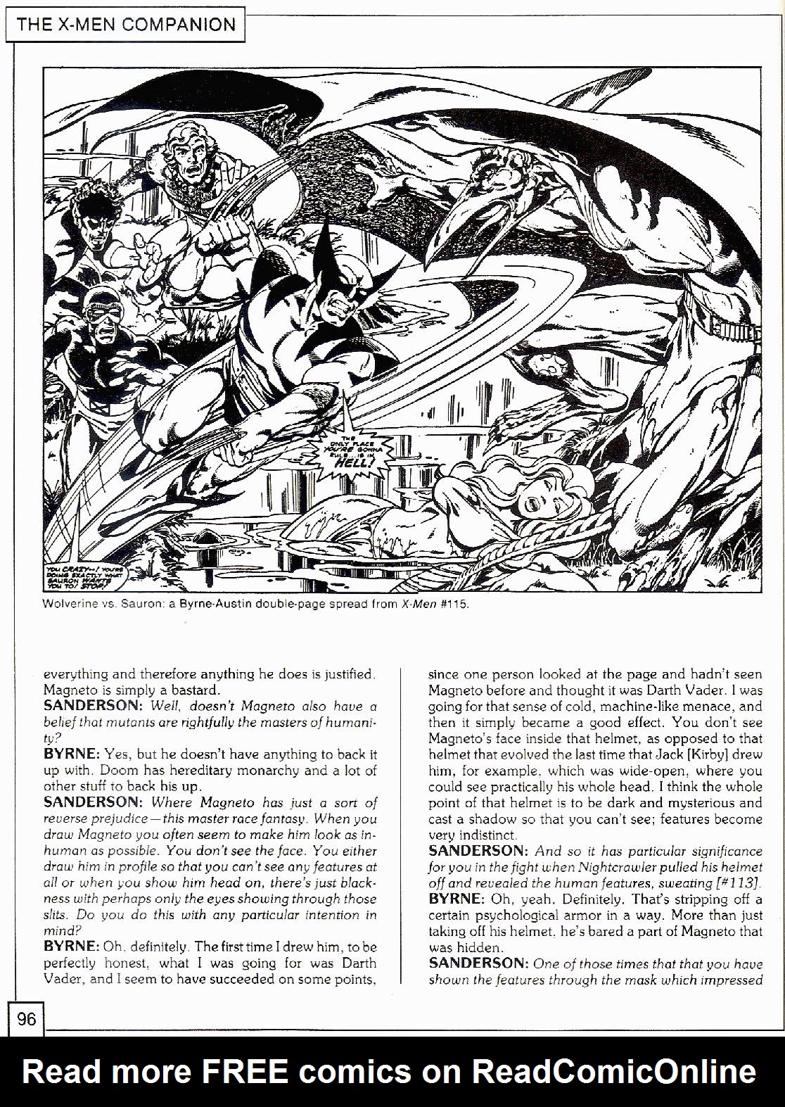 Read online The X-Men Companion comic -  Issue #2 - 96