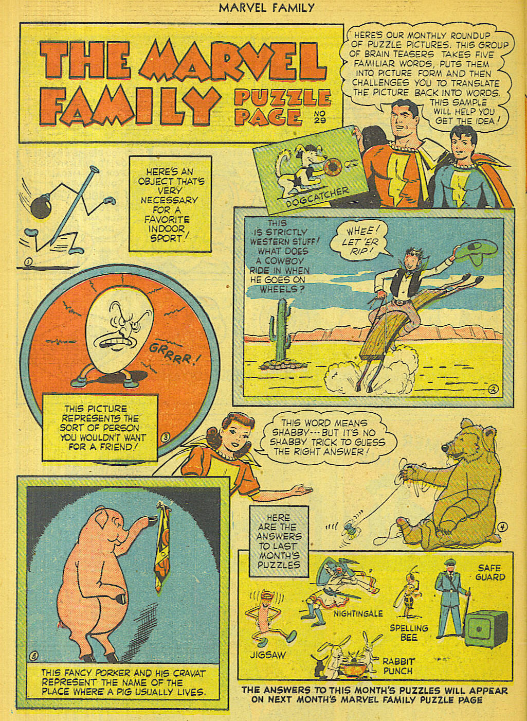 Read online The Marvel Family comic -  Issue #49 - 34