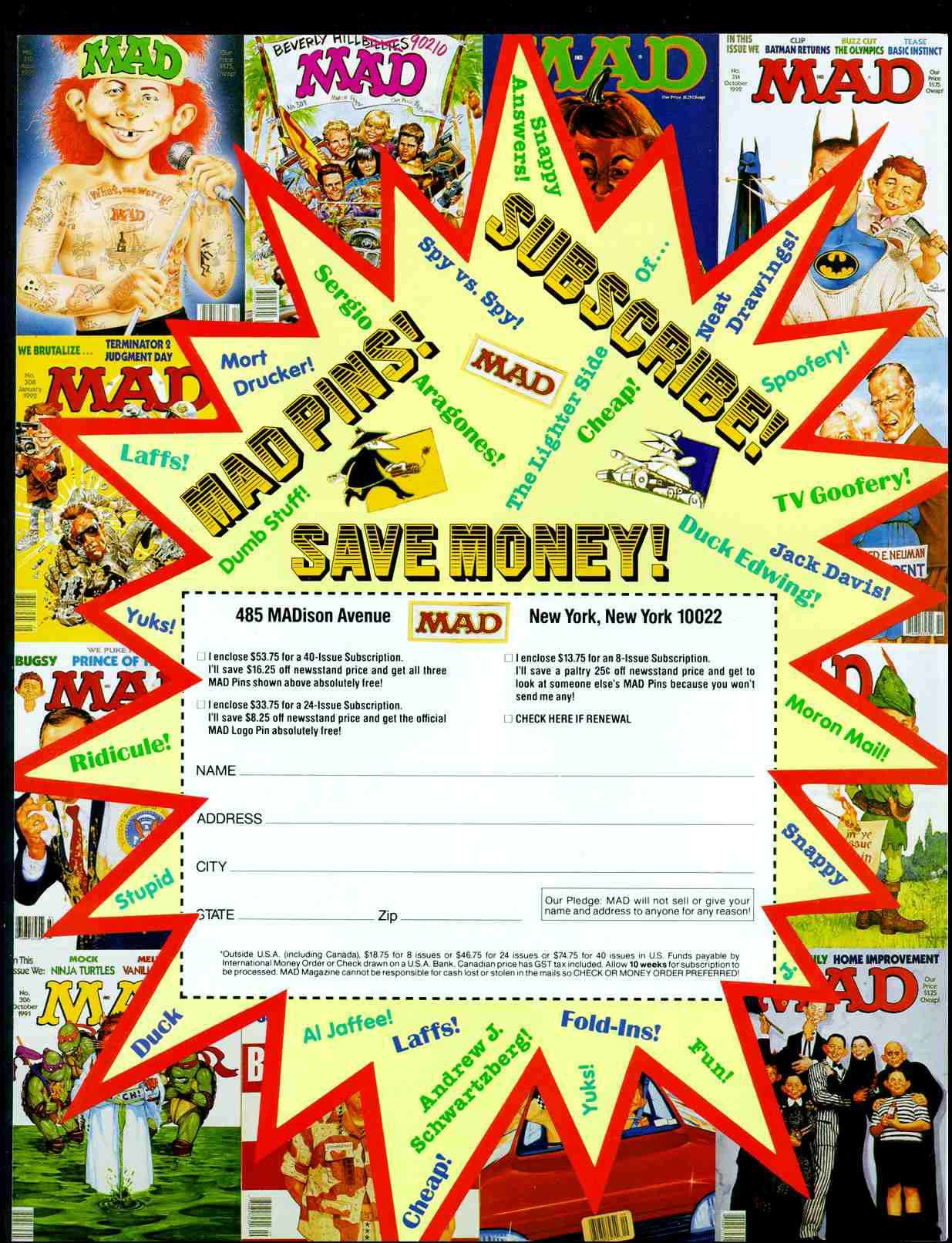 Read online MAD comic -  Issue #318 - 2