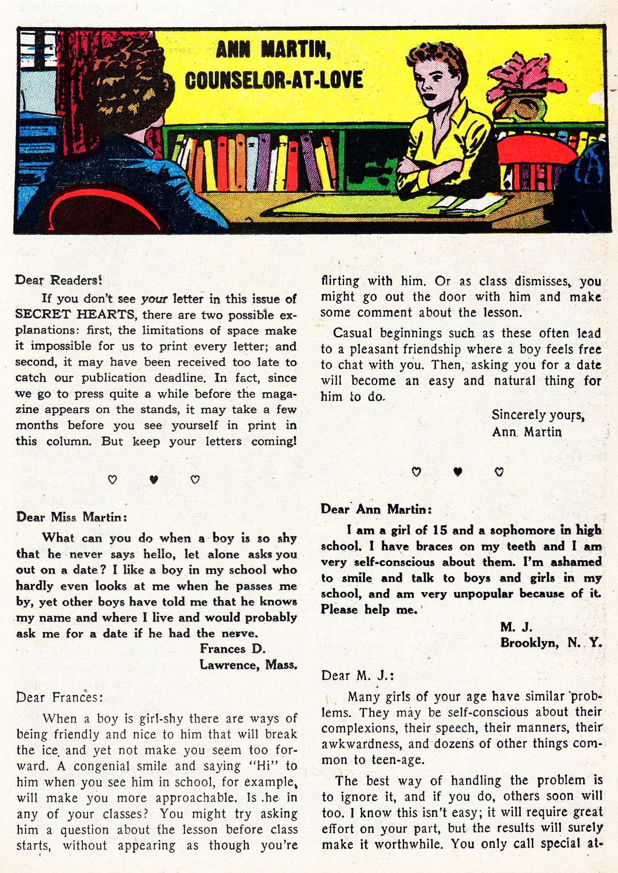 Read online Secret Hearts comic -  Issue #16 - 23