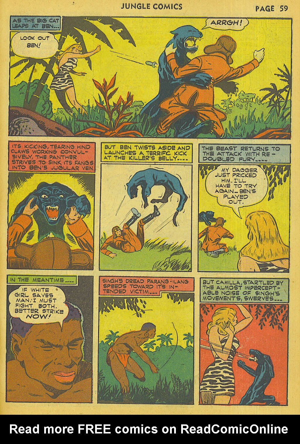 Read online Jungle Comics comic -  Issue #27 - 61