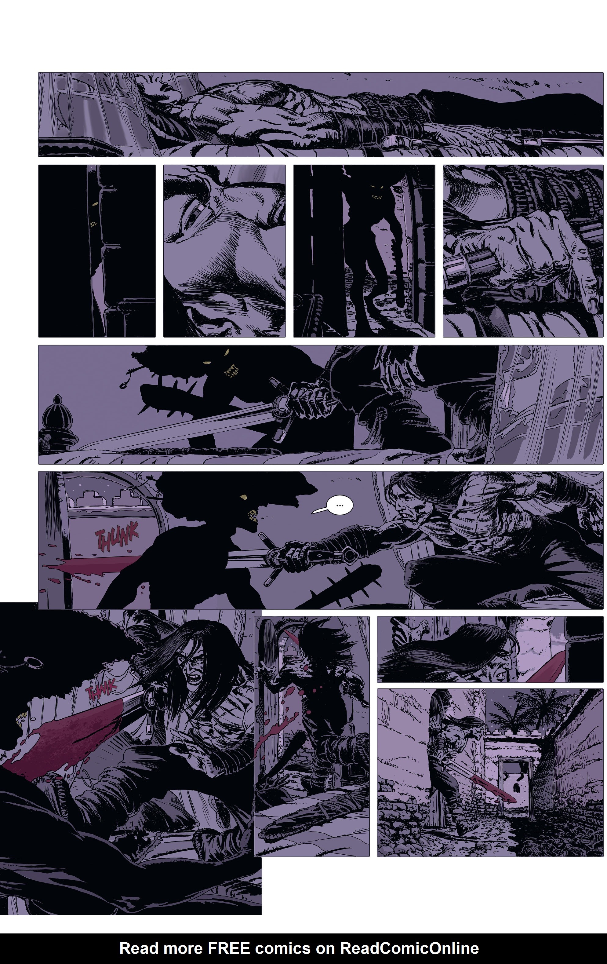 Read online The Cimmerian: The Man-Eaters Of Zamboula comic -  Issue #1 - 13