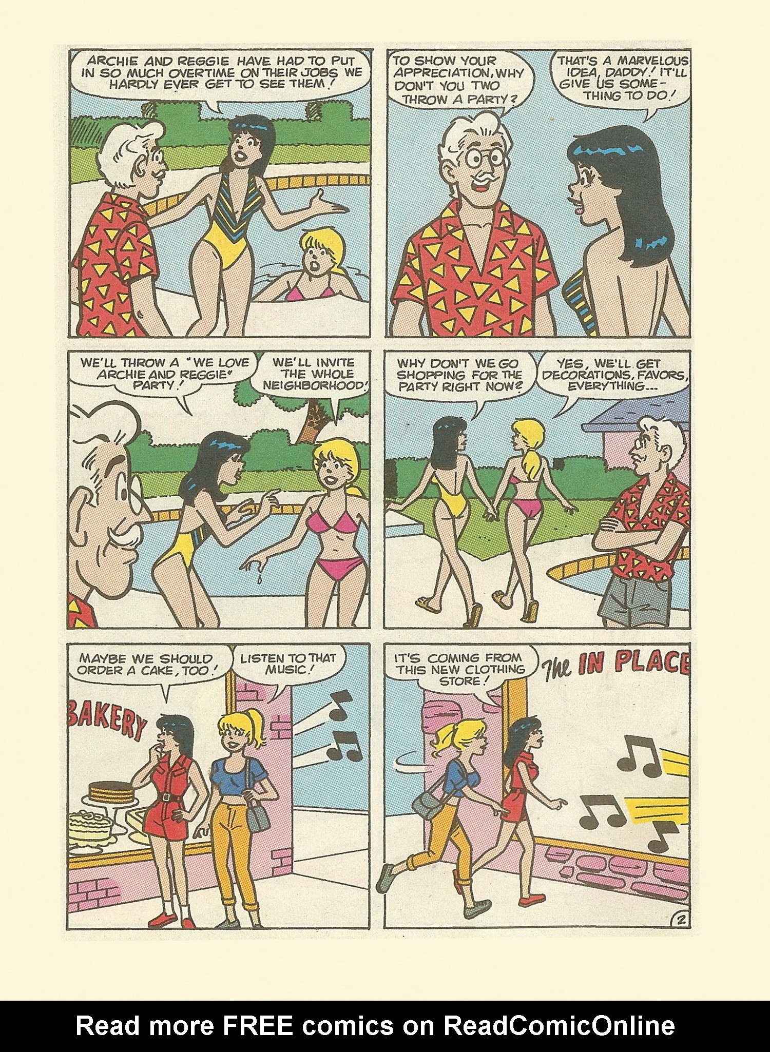 Read online Betty and Veronica Digest Magazine comic -  Issue #57 - 62