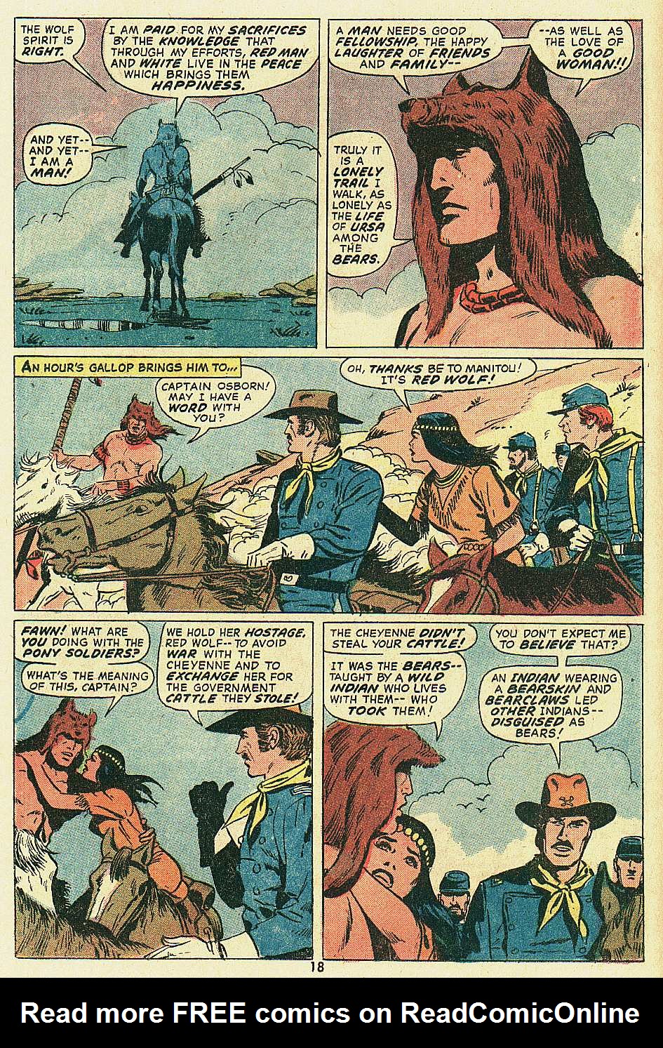 Read online Red Wolf (1972) comic -  Issue #4 - 14