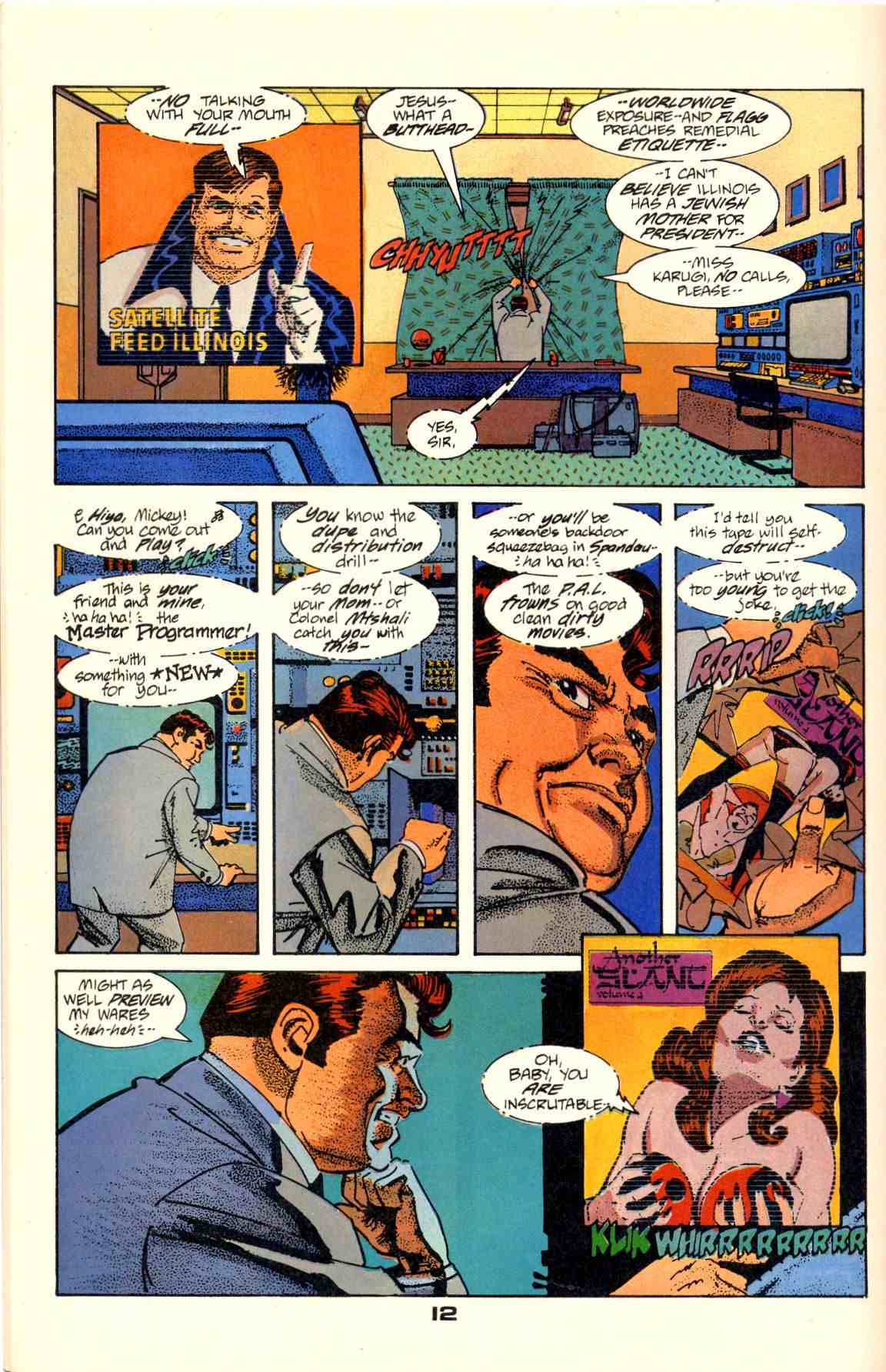 Read online Howard Chaykin's American Flagg comic -  Issue #2 - 14