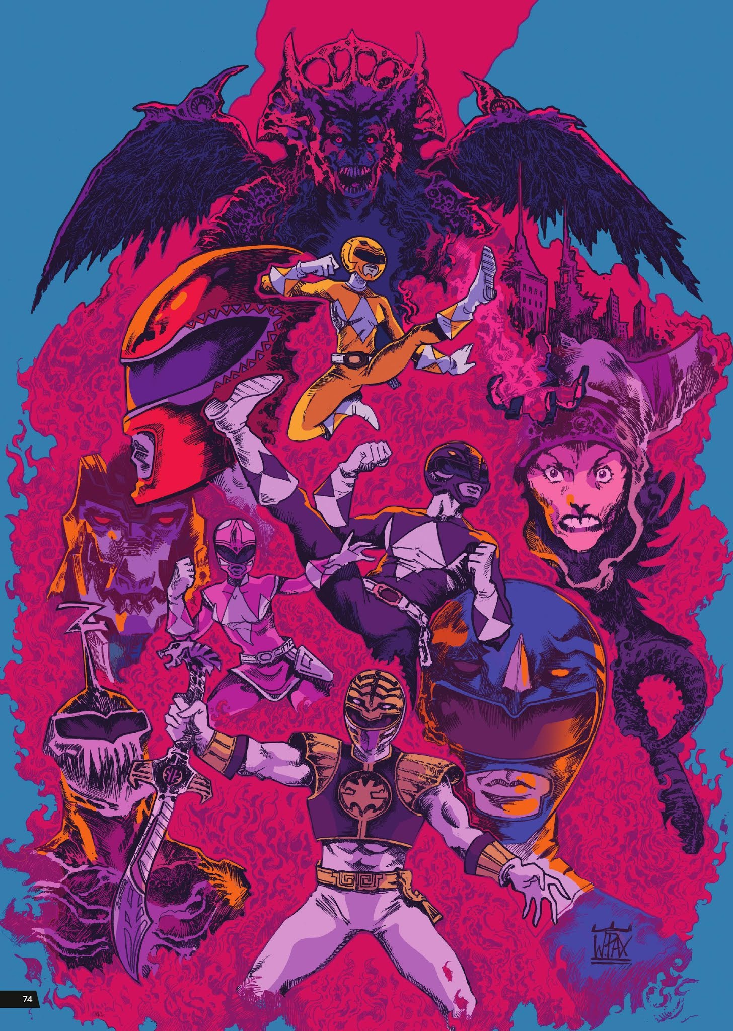 Read online Saban's Power Rangers Artist Tribute comic -  Issue # TPB - 69