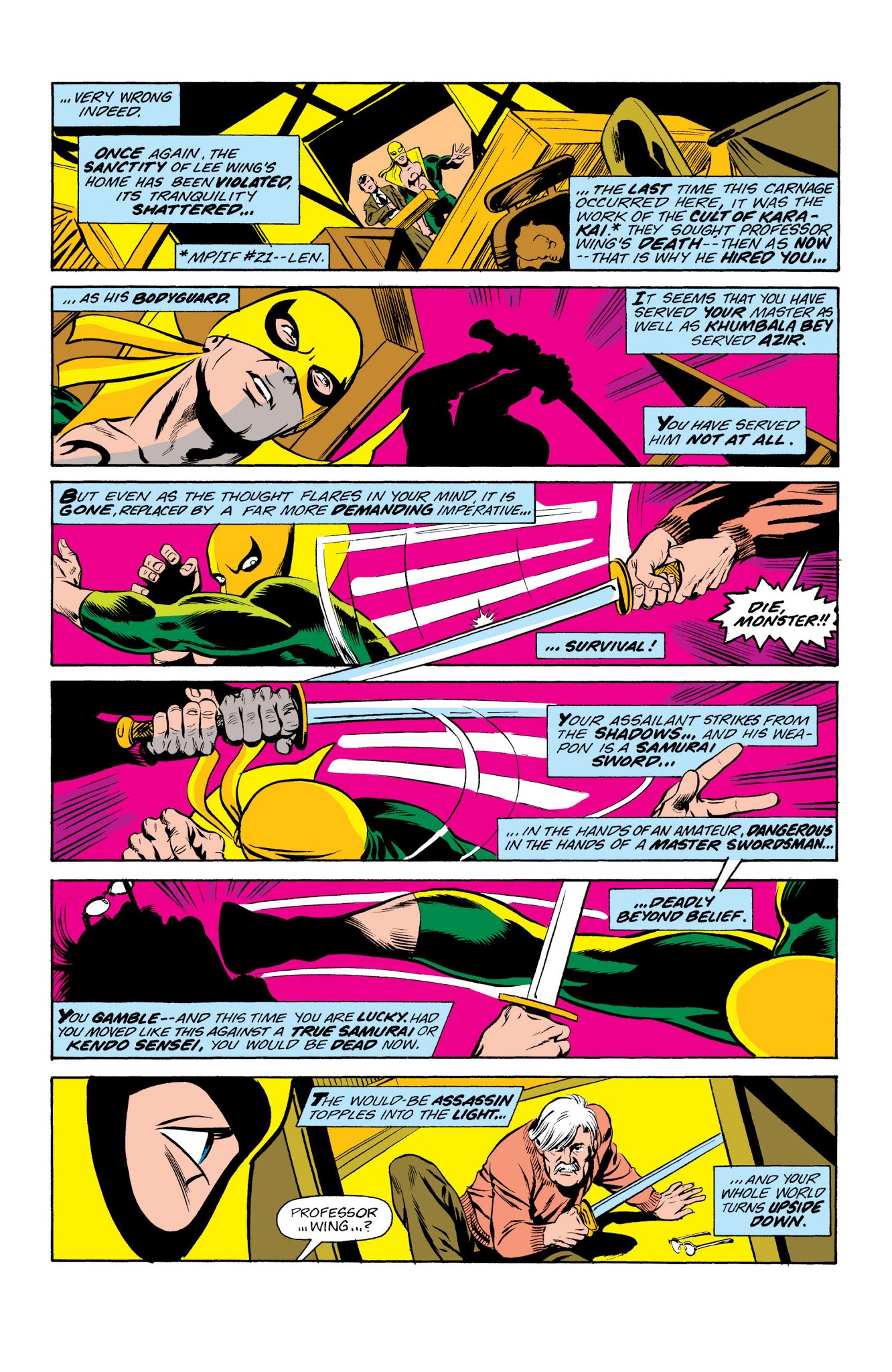 Read online Marvel Masterworks: Iron Fist comic -  Issue # TPB 1 (Part 2) - 99