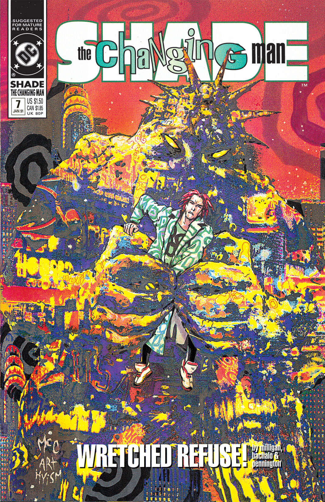 Read online Shade, the Changing Man comic -  Issue #7 - 1