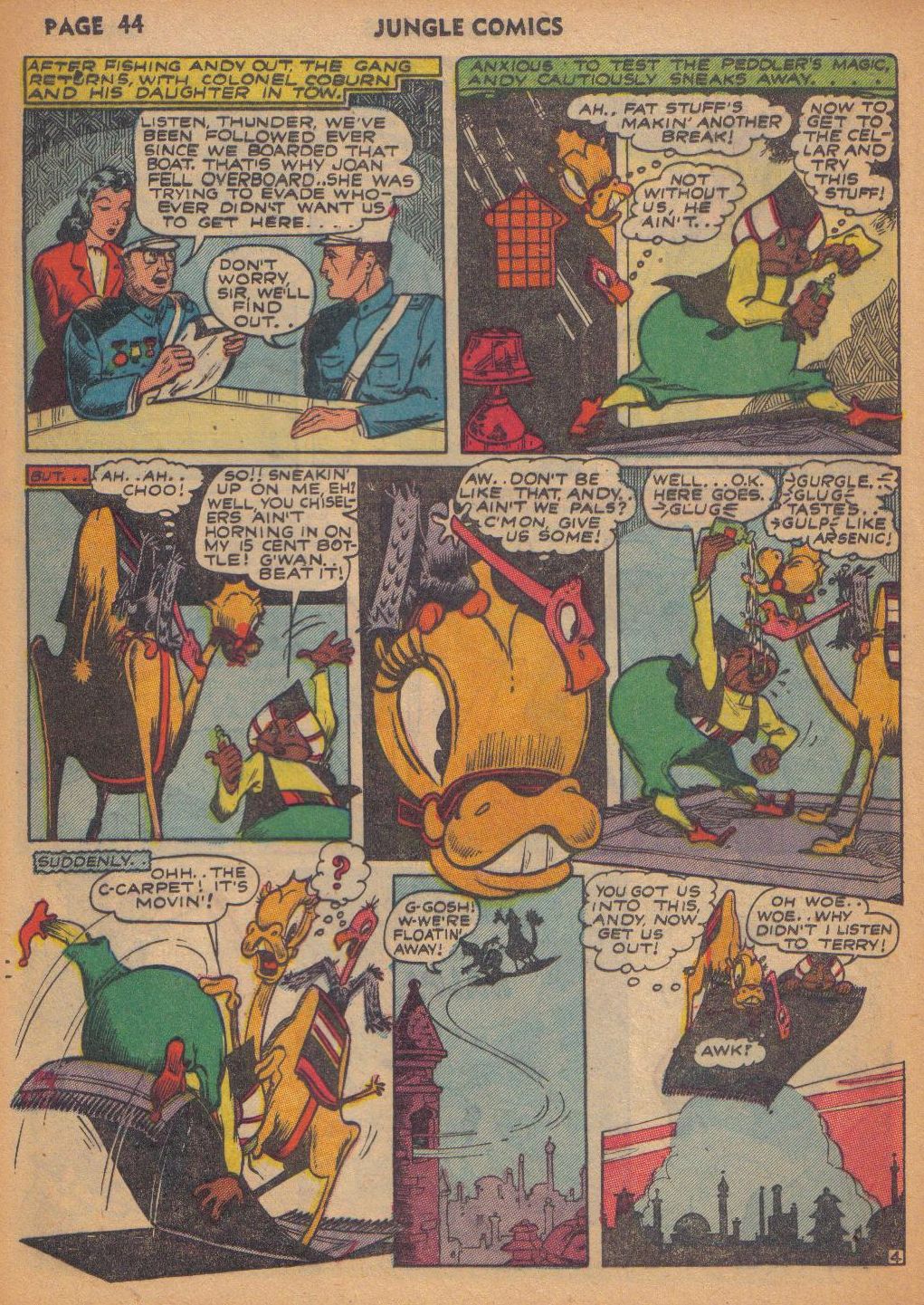 Read online Jungle Comics comic -  Issue #29 - 45