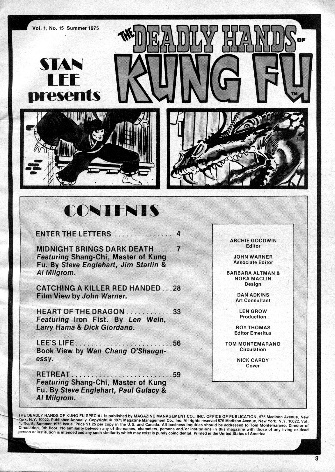 The Deadly Hands of Kung Fu Issue #15 #16 - English 3