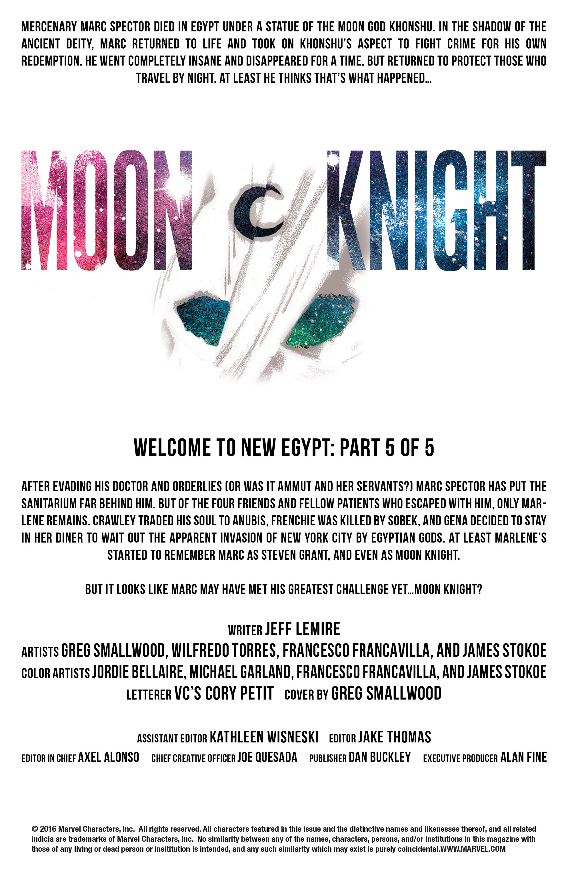 Read online Moon Knight (2016) comic -  Issue #5 - 2