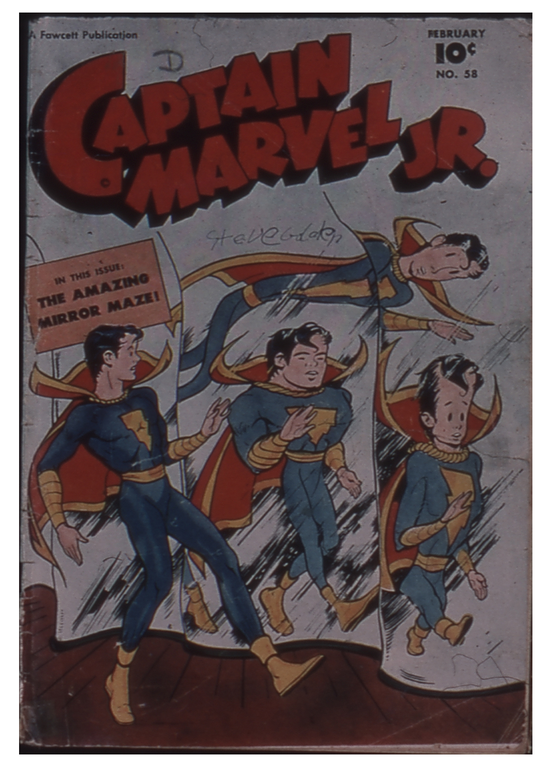 Read online Captain Marvel, Jr. comic -  Issue #58 - 1