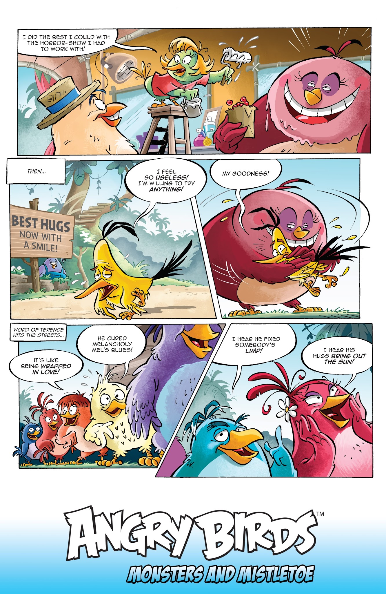 Read online Angry Birds Comics Quarterly comic -  Issue # Issue Monsters and Mistletoe - 17