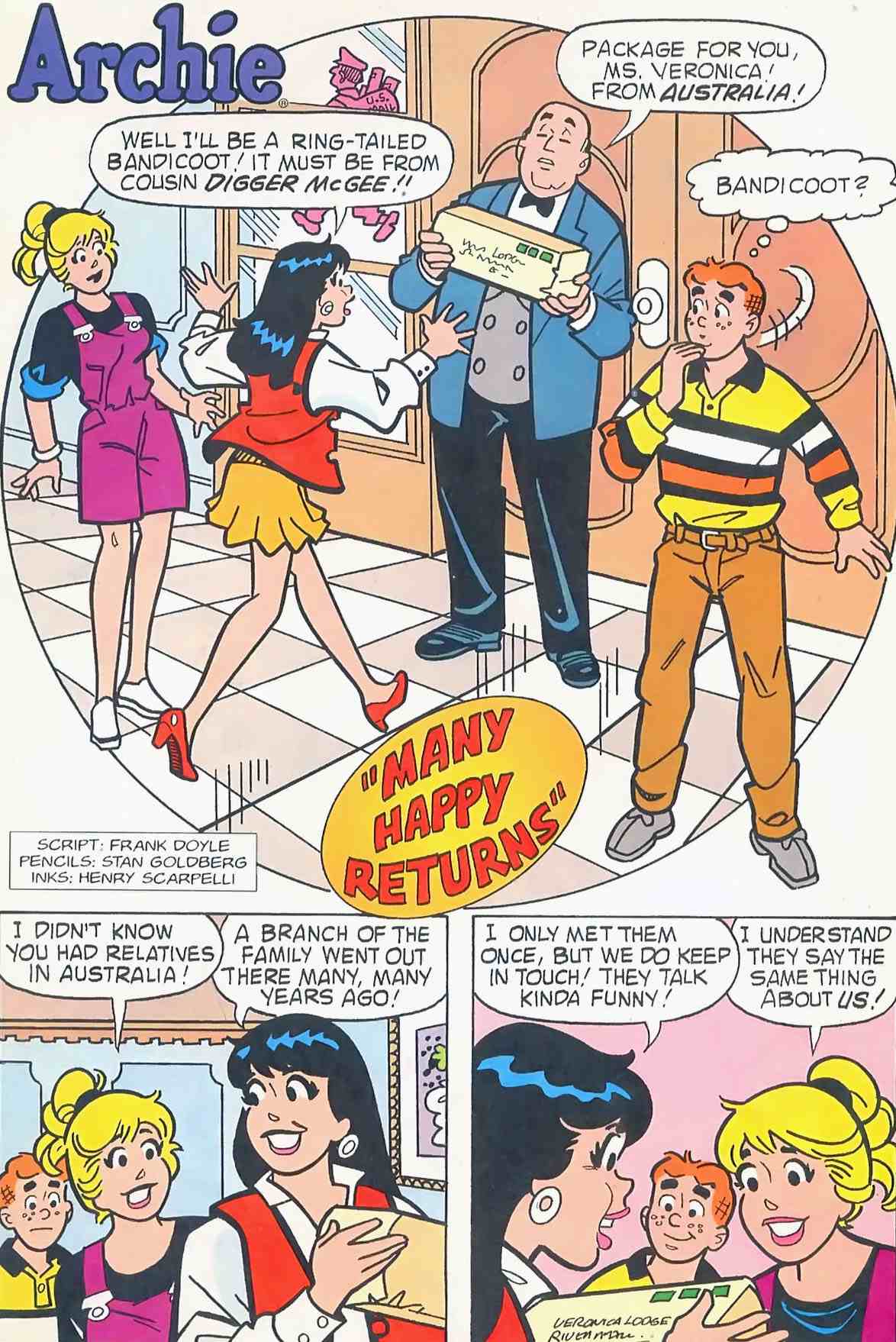 Read online Archie (1960) comic -  Issue #454 - 7