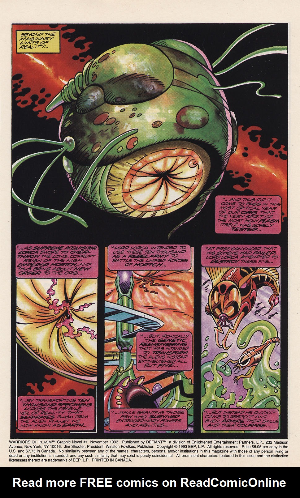 Read online Warriors of Plasm: Home for the Holidays comic -  Issue # Full - 5
