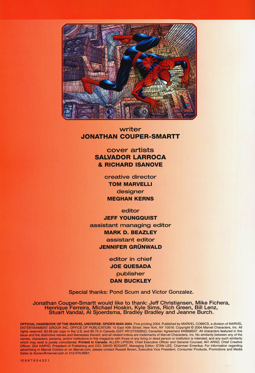Official Handbook of the Marvel Universe: Spider-Man 2004 issue Full - Page 2