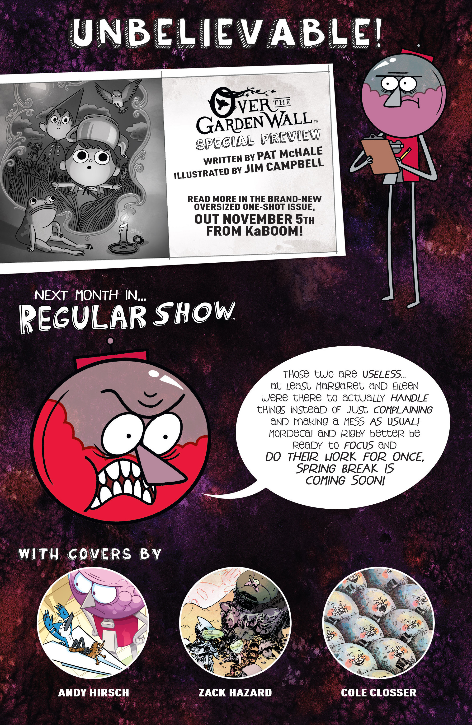 Read online Regular Show comic -  Issue #16 - 25