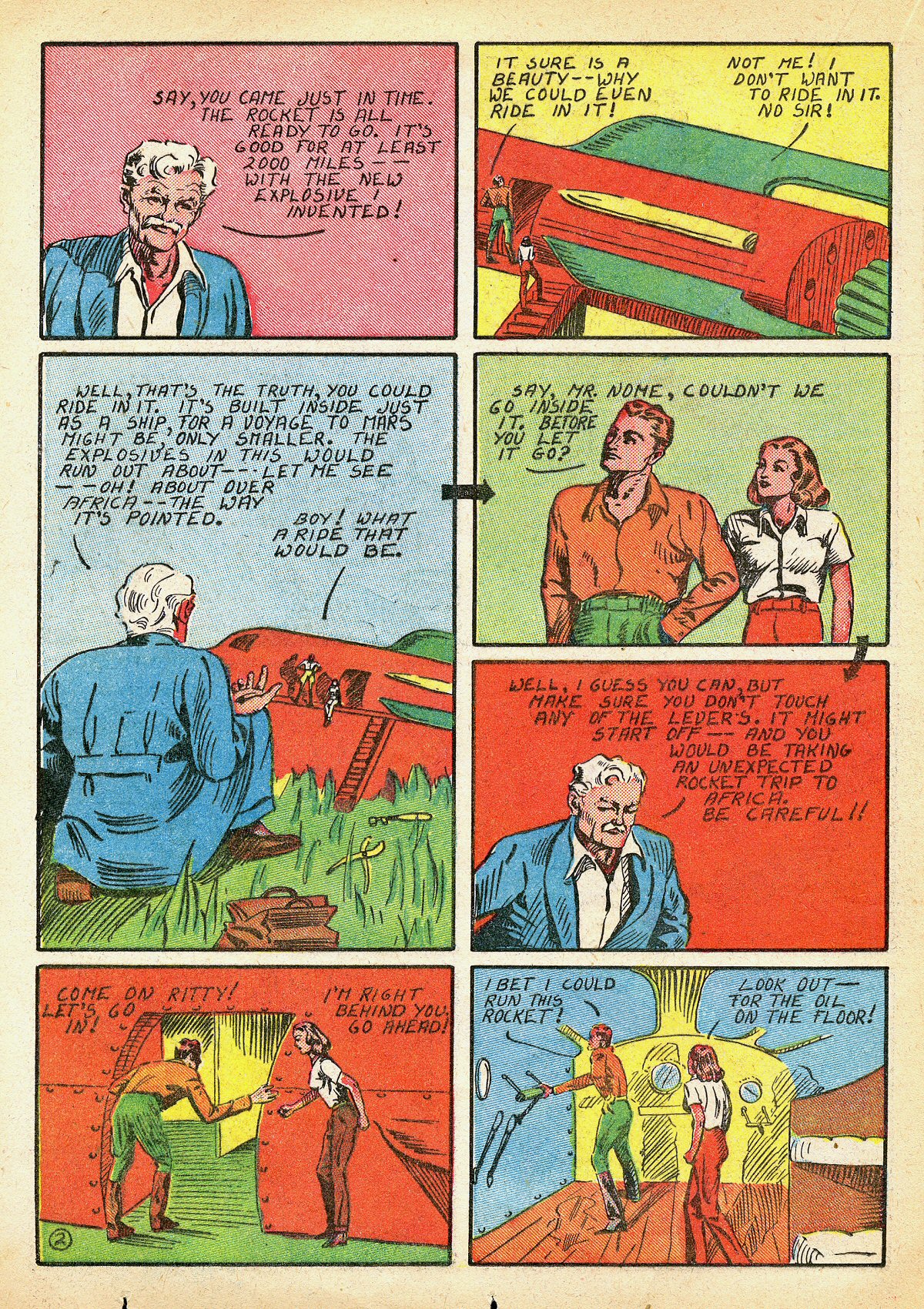 Read online Amazing Man Comics comic -  Issue #10 - 39