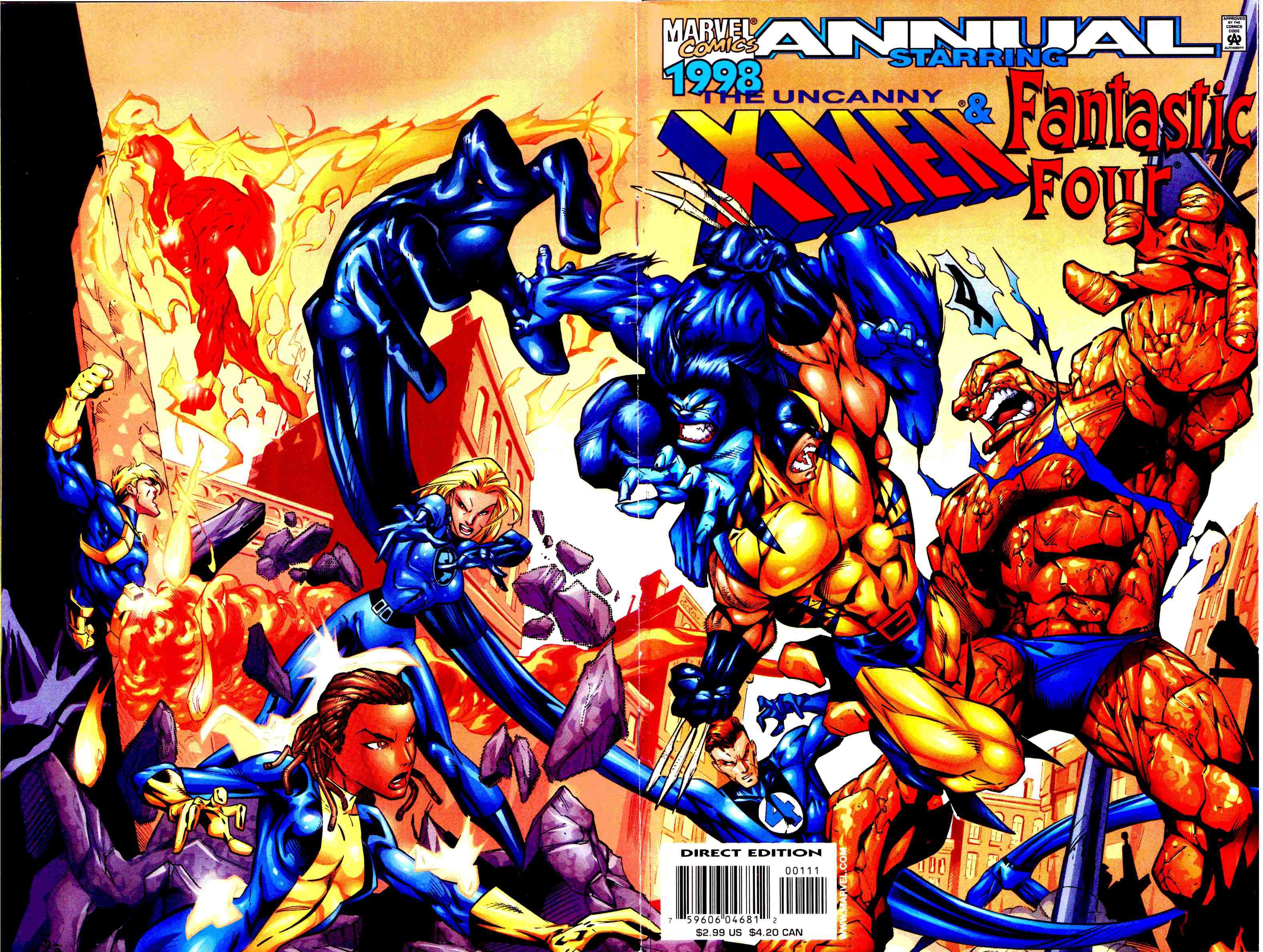 Read online X-Men Annual comic -  Issue #22 - 1