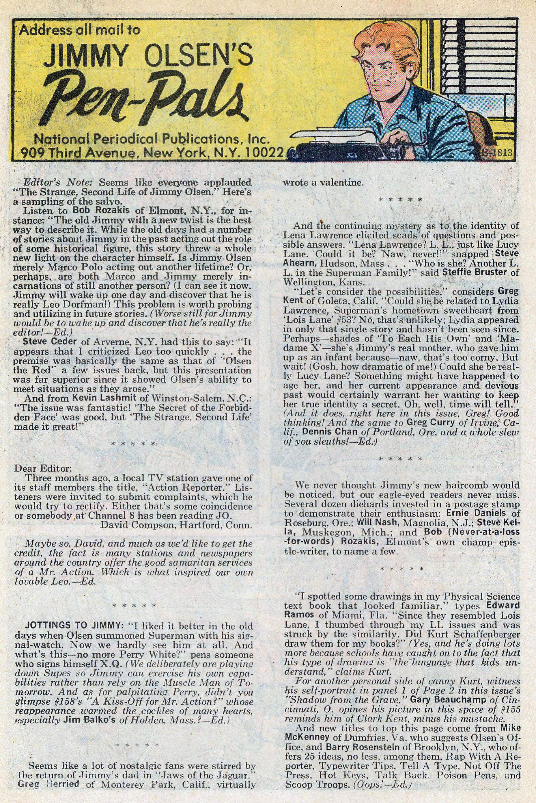 Read online Superman's Pal Jimmy Olsen comic -  Issue #160 - 15