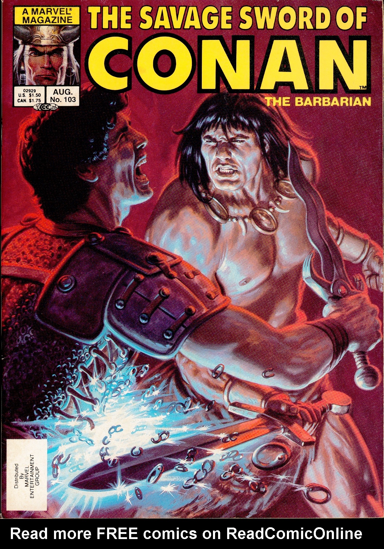 Read online The Savage Sword Of Conan comic -  Issue #103 - 1