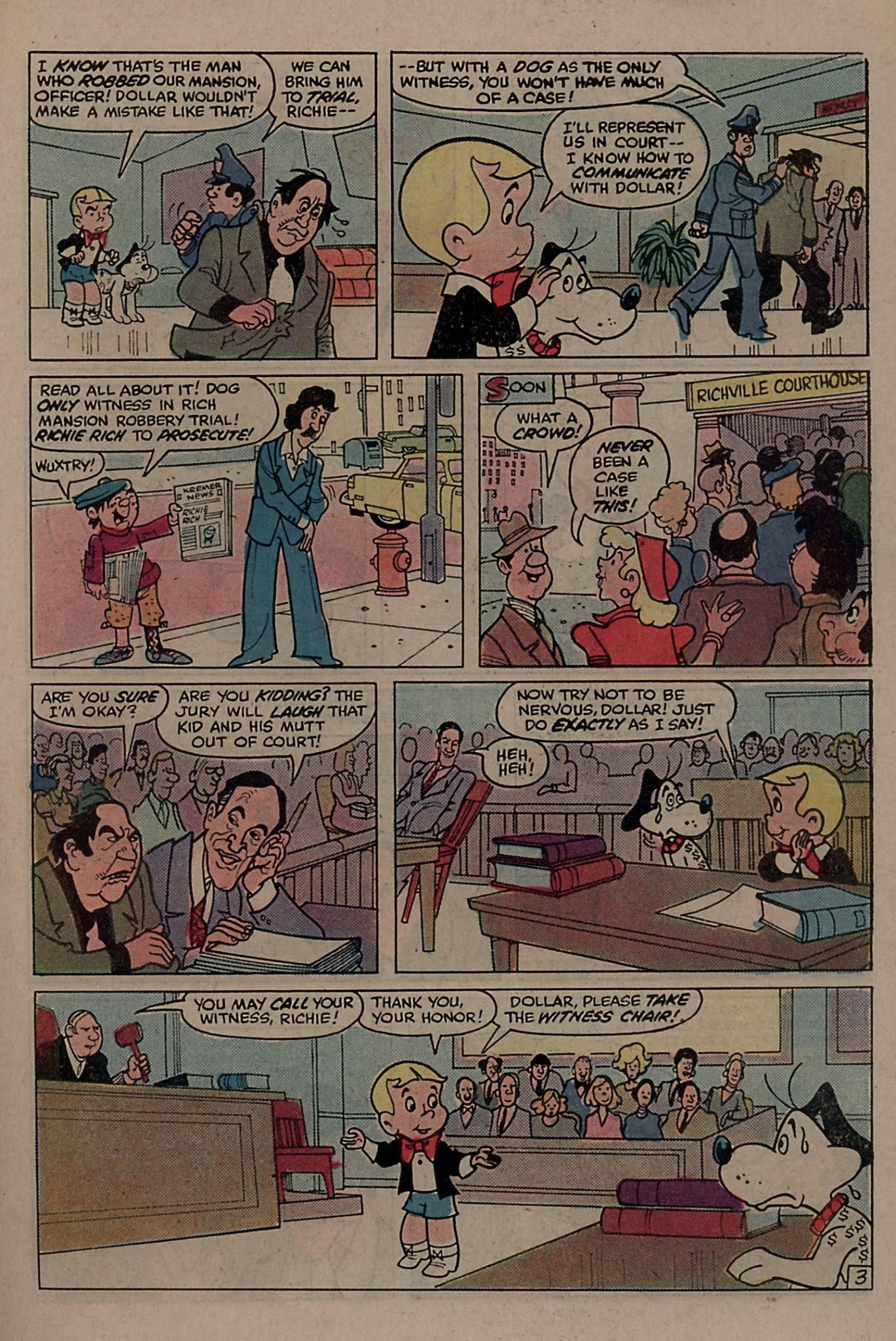 Read online Richie Rich & Dollar the Dog comic -  Issue #18 - 23