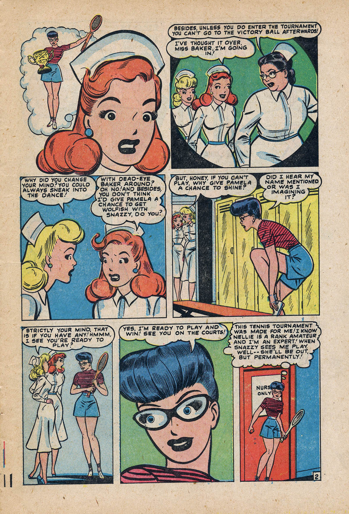 Read online Nellie The Nurse (1945) comic -  Issue #27 - 11