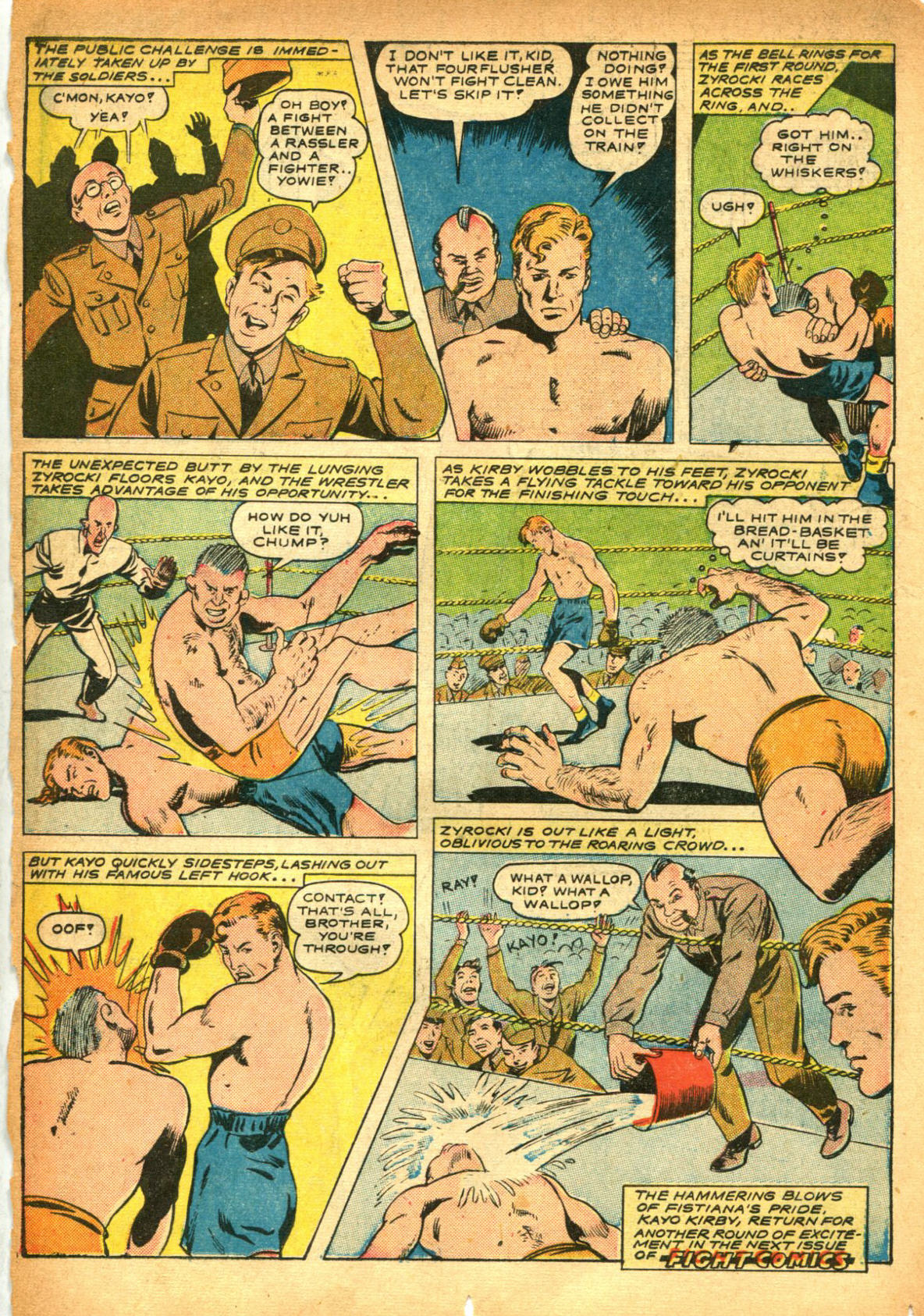 Read online Fight Comics comic -  Issue #29 - 34