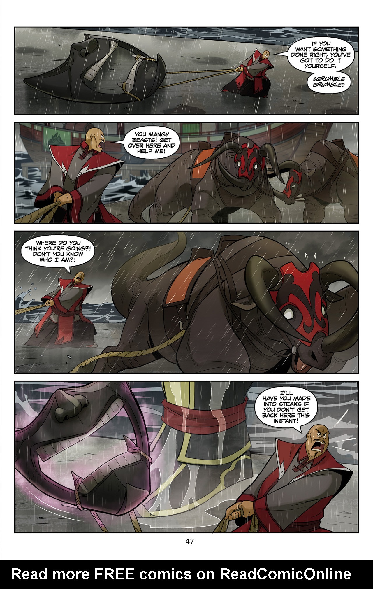 Read online Nickelodeon Avatar: The Last Airbender - The Rift comic -  Issue # Part 3 - 48