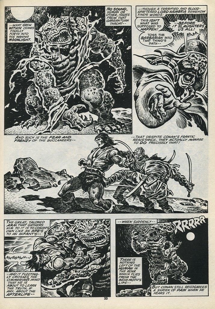 Read online The Savage Sword Of Conan comic -  Issue #199 - 35